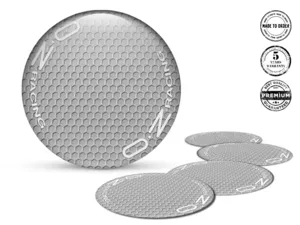 OZ Badge Marchio Ruota Stile Resina Cupola